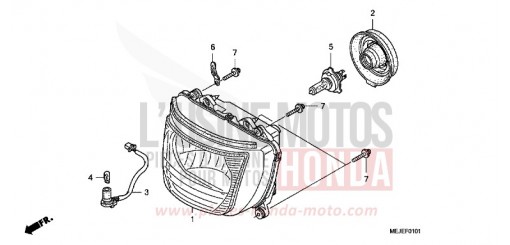PROJECTEUR (CB1300S/SA) CB1300SA7 de 2007